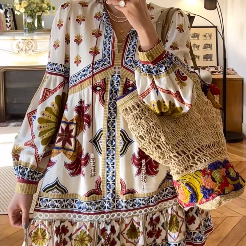 FARM Rio Multicolor Bohemian dress